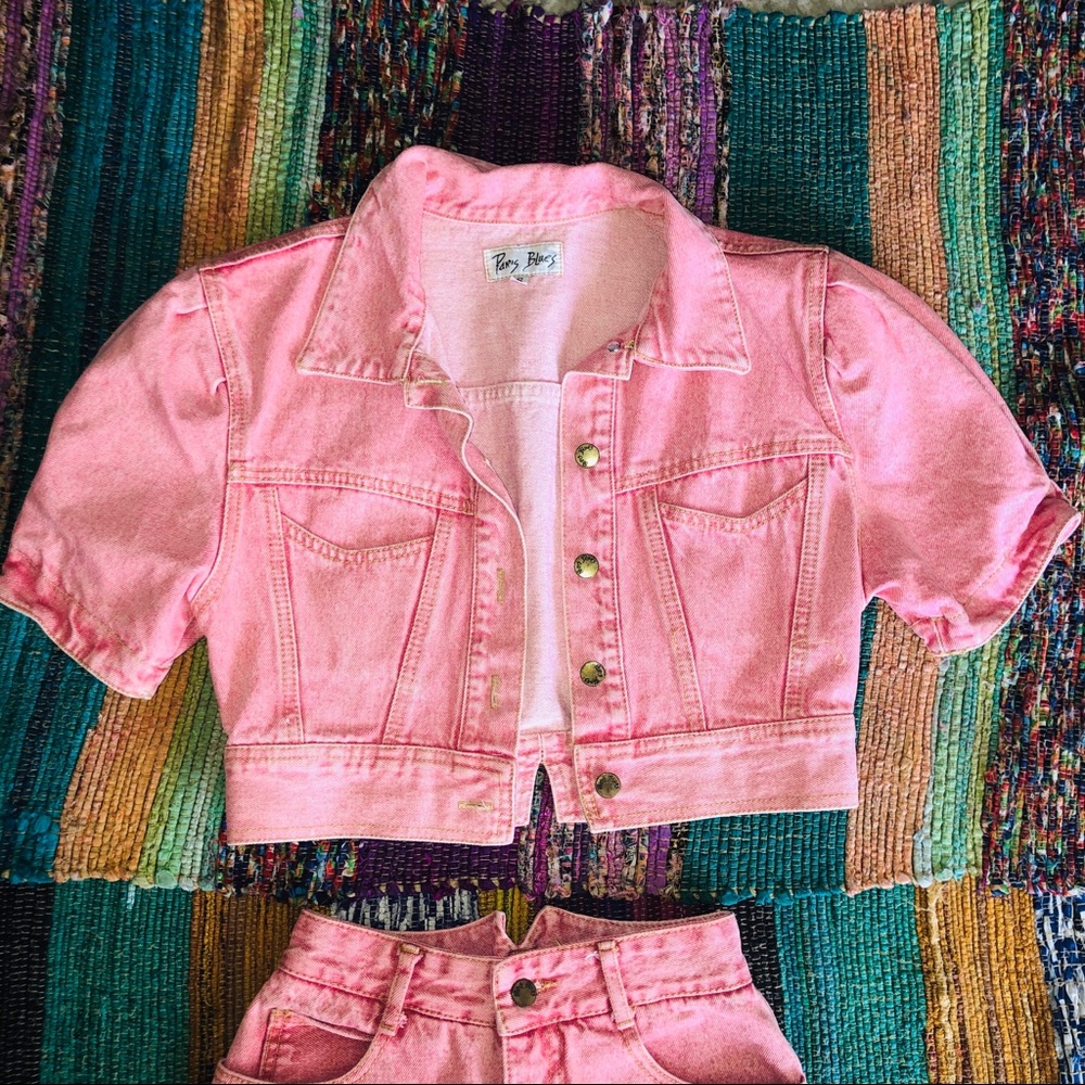 Vintage jean jacket set - Picture 3 of 9